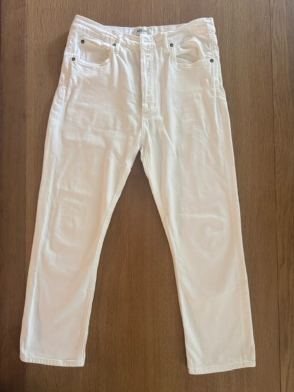 AGOLDE White jean. High rise. 30